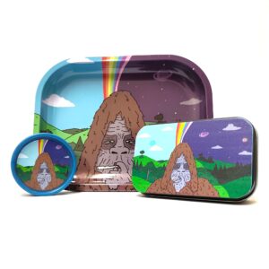 Set bandeja + caja + grinder