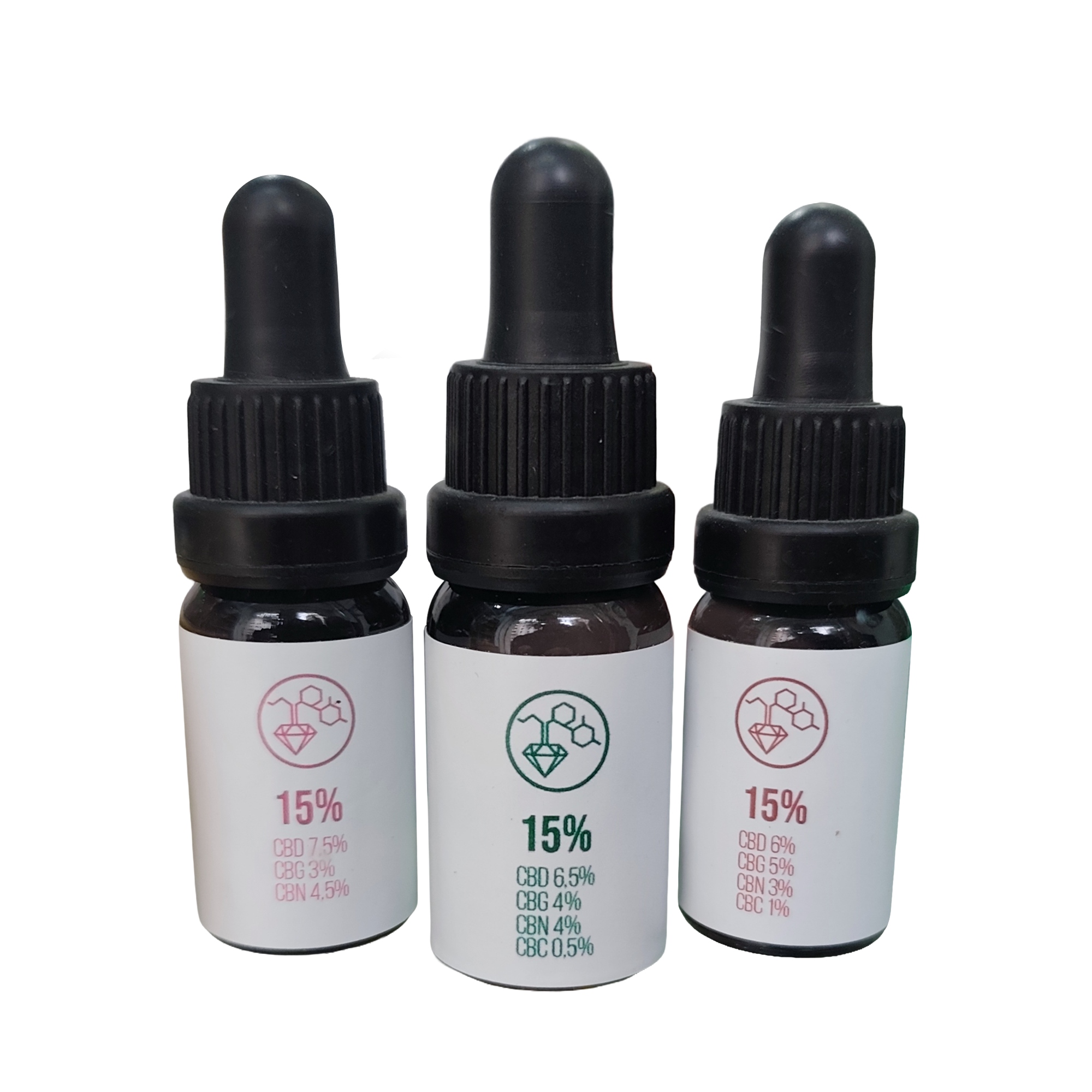 Aceite 15% (3 fórmulas)